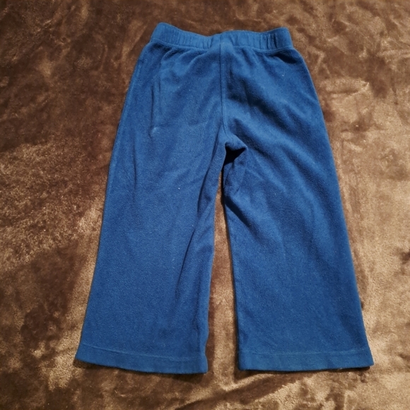 North Face girls size 2T fleece pants dark teal 2T - Picture 2 of 4